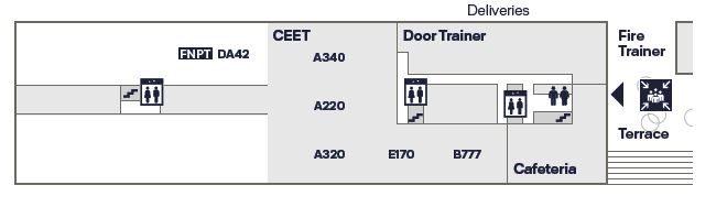 Lageplan Cafeteria